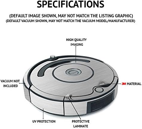 עורות אדירים עור Mainyskins תואם ל- iRobot braava Jet M6 - שלג צפע |, עמידה עמידה וייחודית של